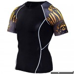 Mens Skins Compression Fitness Shirt Short Sleeve Athletics Shirt  B07QF9VWZR